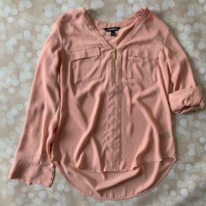 Express long Sleeve Portofino Blouse Top - Spring